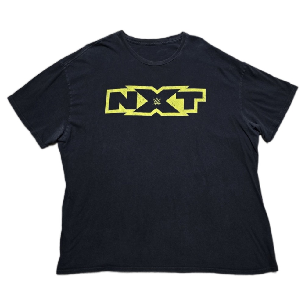 VTG Y2K‎ WWE NXT Promo T Shirt Men's Size 2XL Black Graphic Tee